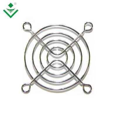 China high quality chrome metal fan guard 7cm 80mm iron fan guard for sale