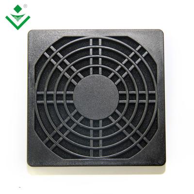 China 50mm, 60mm, 80mm Fan Filter 40mm Fan Guard Black Plastic Protective Cover for Fan 120mm for sale