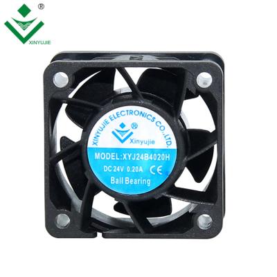 China PWM FG RD optional function 40x40x20mm 4020 6000RPM 5V 12V 24V hydraulic sleeve ball bearing axial cooling fan blower fan for sale