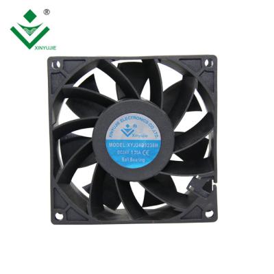 China 92mm Small 92x38mm 9238 DC Brushless 12v 24v Axial Flow Computer Cooling Fan for sale