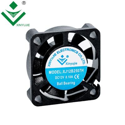 China 25MM high speed low noise 10000RPM industrial 12v dc axial cooling mini fan for projector for sale