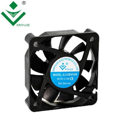 China XYJ 5010 hot air circulation fan 50X50X10mm 5v 12v 24v mini fan dc fan plastic for sale