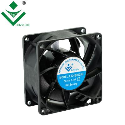 China xinyujie 1u server axial cooling fan 8038 server rack fan for sale