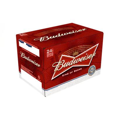 China 24 Bottles Paper Wine Beer Carrier Packaging Boxes Custom Size for sale