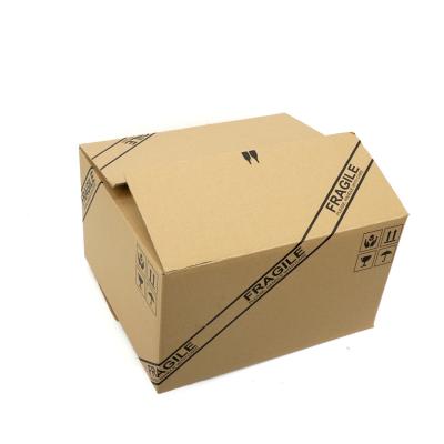 China Custom Logo Folding Corrugated Board Box Cardboard Moving Packing Boxes for sale