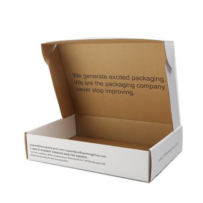 China 6 Pack Rigid Cardboard Beer Boxes Kraft Corrugated Foldable Box Packaging for sale