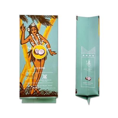 China Custom Printed Composite Plastic Bag Aluminum Coffee Bag With Valve for sale