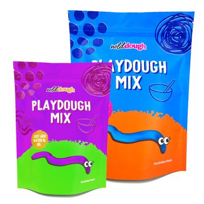 China Resealable Zipper Top Aluminum Foil Packaging Bags Child Proof For Candy And Gummy for sale