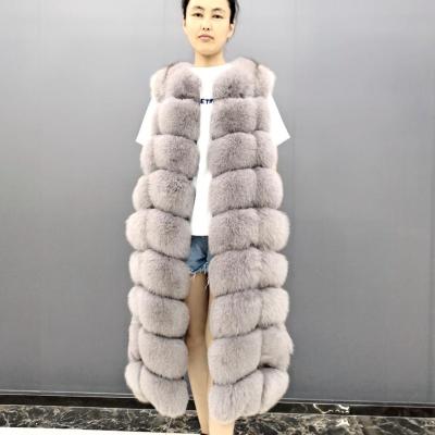 China Sustainable Real Fur Vest Or Genuine Ostrich / Turkey Feather Fur Long Vest Women Fashion New Jacket for sale