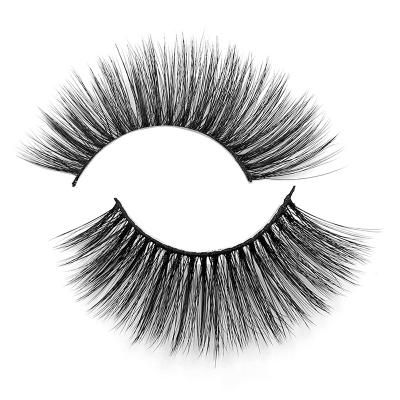 China Mink Lashes Hand Made Natural 3D Premium Long Private Label Package Custom Fake Mink Lashes for sale