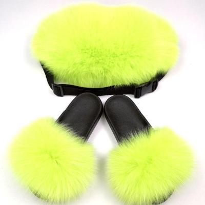 China New Fashion Eco-friendly Custom Logo Fur Fanny Pack Ladies Waist Bag for sale