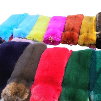 China Wholesale Price Soft Custom Color Dyed Fox Fur Skin for sale