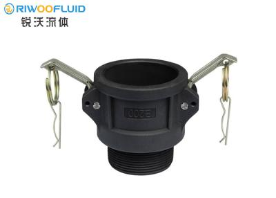 China B Female End PP Camlock Coupling , Flange Camlock Fittings Equal Shape 304 Handles for sale