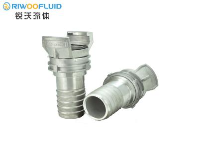 China NF E 29572 Air Compressor Fittings Helico Hose End Ss316 AL Brass Material With Dust Cap for sale