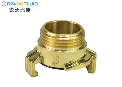 China DIN Geka Hose Couplings Easy Connect Sand Blasted With Green Viton Sealing Ring for sale