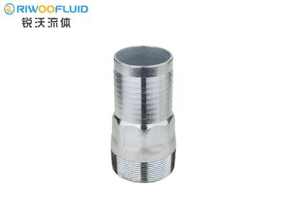 China Galvanized Nipple Pipe Fitting Equal Shape Round Head Code DIN2990 Thread for sale