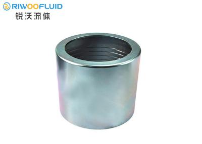 China Silver Color Cast Iron Pipe Fittings High Working Pressure For Concrete Transport Systems for sale