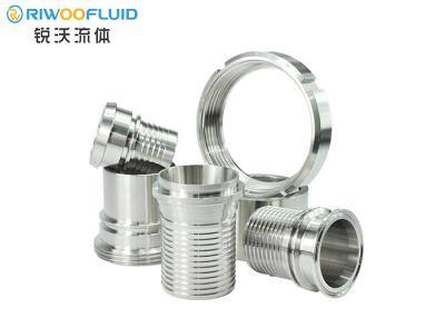 China SS316L Stainless Sanitary Fittings Wrench Couplings Assembled Welding Connection for sale