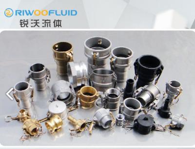 China Equal Brass Camlock Coupling Investment Casting Solid Body Structure For Flexible Hose for sale