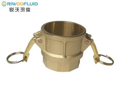 China 3 Inch Groove Brass Camlock Coupling  Rapidly Connect Hose Accommodated Light Weight for sale