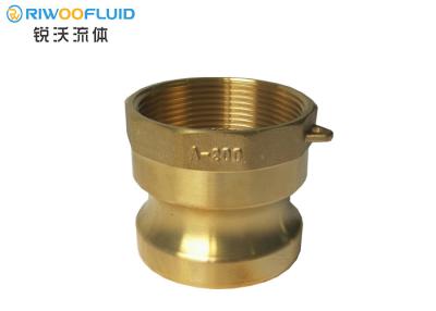 China Water Oil Brass Quick Release Coupling NPT BSPT ISO7/1 Threaded Square Head Code for sale