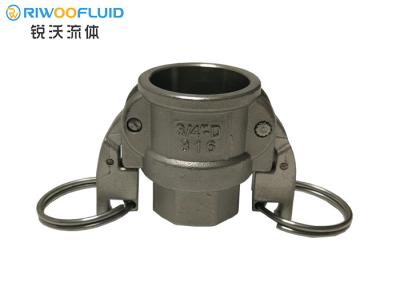 China Cam & Groove SS Camlock Coupling Type D Casting 1/2