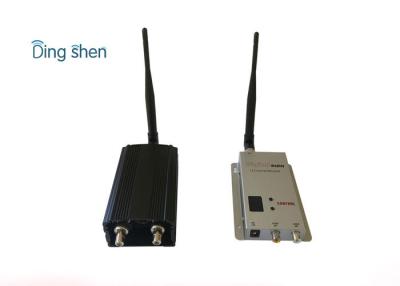 China 3-6km Wireless Camera Video Transmitter and Receiver 1200Mhz Long Distance AV Sender CCTV Audio Video Transmission Syste for sale