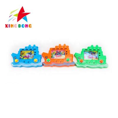 China Handheld Squeeze Ring Throwing Water Game Machine Toys Liner Plastic Toys for sale