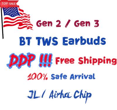 China MOQ1 Freeshipping Wholesale Auto Pairing Mini Portable Wireless Earbuds Airbuds GPS Gen 2 Airs 3 Earbuds Aipods pro pro air 3 pro 3 for sale