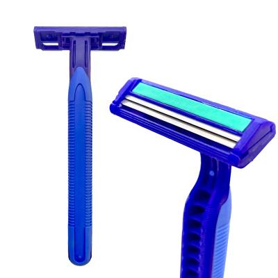 China Common Disposable Twin Blade Twin Blade Shaving Razor Factory Price Wholesale Cheap for sale