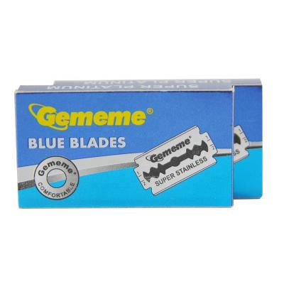 China Single Blade Gememe Blade Mens Stainless Steel Edge Disposable Shaving Razor Blade for sale