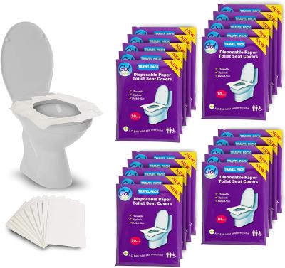 China Amazon Hot Sale Disposable OEM Customized Toilet Seat Cover Travel Pack Paper Factory Price for sale