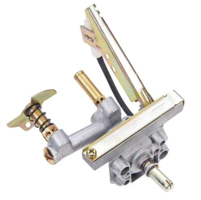 China Commercial Kitchen Double 15 Degree Ignition Gas/Butane Cylinder Stove Parts Brass Gas Valve For Glass Tempered Gas Stove for sale