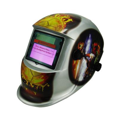 China Switch Time 1/25000s Full Face Welding Mask with Solar Cells Lithium Batteries WM-A06 for sale