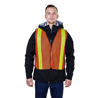 China R112 Mesh Fabric PVC Tapes Adjustable Safety Reflective Clothing Vest for Unisex S-3XL for sale