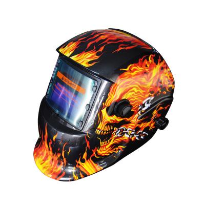 China Casco de soldadura de depredador de oscurecimiento automático aprobado por CE para soldadura/molido de diseño personalizado en venta