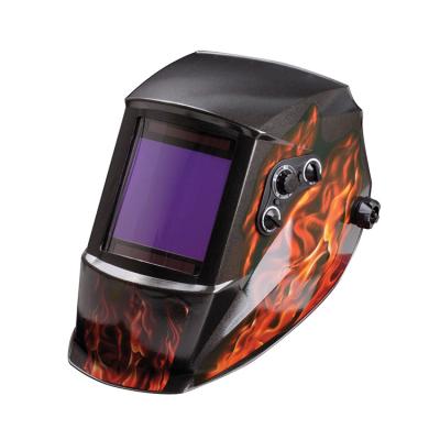 China 1/30000s Switch Time Solar Powered WM-A12 PP EN379 Automatic Welding Helmet in Yellow for sale