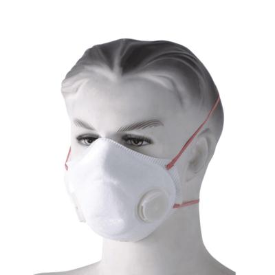 China DM027V Non-Woven Fabric EN149 FFP2 Dust Face Masks with Valves Earloop for sale