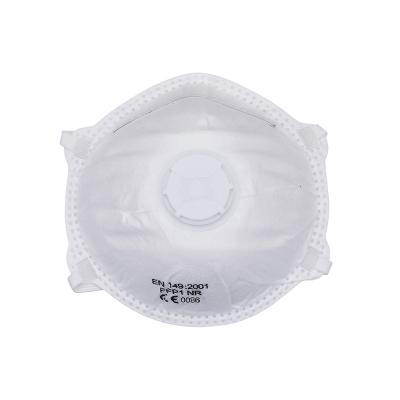 China DM008V Valved Dust Mask for Adult Men Women White Non Woven Material Valve for sale