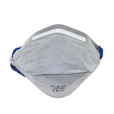 China CE 149 FFP2 Non-woven Particulate Face Dust Masks with Valved -C Flat-fold Active Carbon for sale