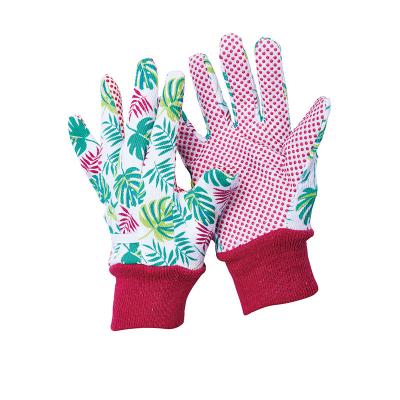 China Anti-slip Feature C3821 Tree Pattern Thorn Proof Household Ladies' Garden Work Gloves for sale