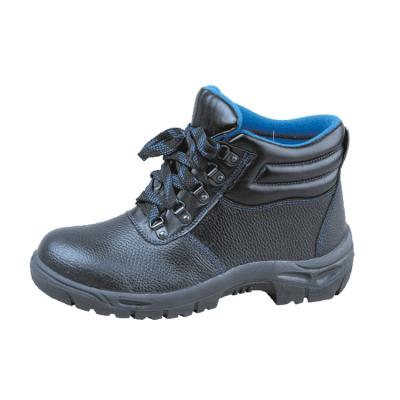 China Euro37-47 Safety Shoes with High Heel Steel Toe and Sole Made of Buffalo Leather for sale