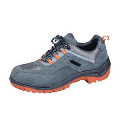 China UE-411-H Industrial Safety Shoes with CE Certification and Grey Suede Ankle Protection for sale