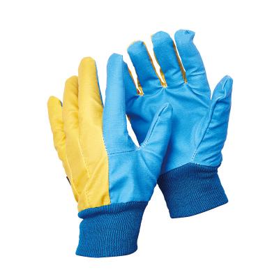 China Anti-slip Safety Gardening Gloves for Women Drill Cotton Garden Glove about 54g/pr for sale