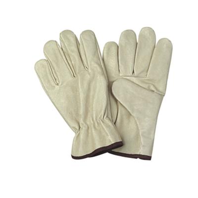 China Anti-cut Pig Grain Leather Driver Gloves A/AB/B/BC Grade for Efficiency for sale