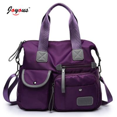 China Lightweight Nylon Ladies Shoulder Leather Handbags Messenger Decorated Travel Portable Woman Bags Fashion Women's Bag for sale