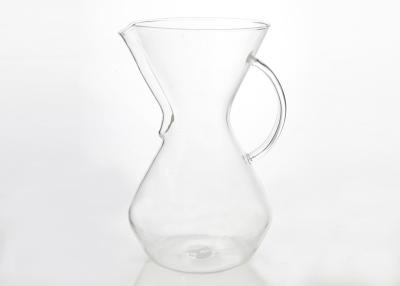 China Custom Transparent Coffee Maker Glass Pot Heat Resistant Easy To Clean for sale