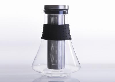 China Fabricante de café frio da fermentação do vidro de Borosilicate, jarro frio do café 32OZ à venda