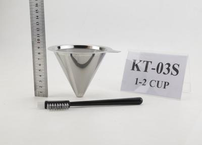 China Der wiederverwendbare Splitter gießen über Kaffee Dripper mit Schalen kundengebundenem Logo 1-2 zu verkaufen