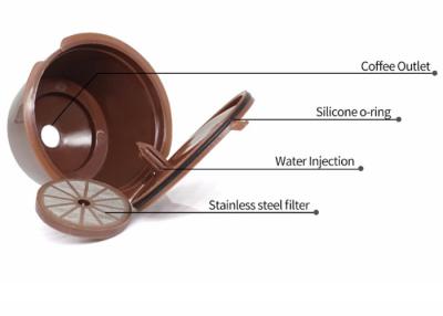 China Food Grade Stainless Steel Coffee Filter , K Cup Refillable Filter Easy Clean for sale